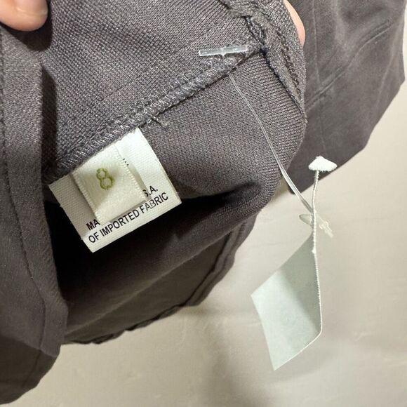 New with tags Charles Chang-Lima Grey Top with Stripe on Sleeve - Picture 7 of 8